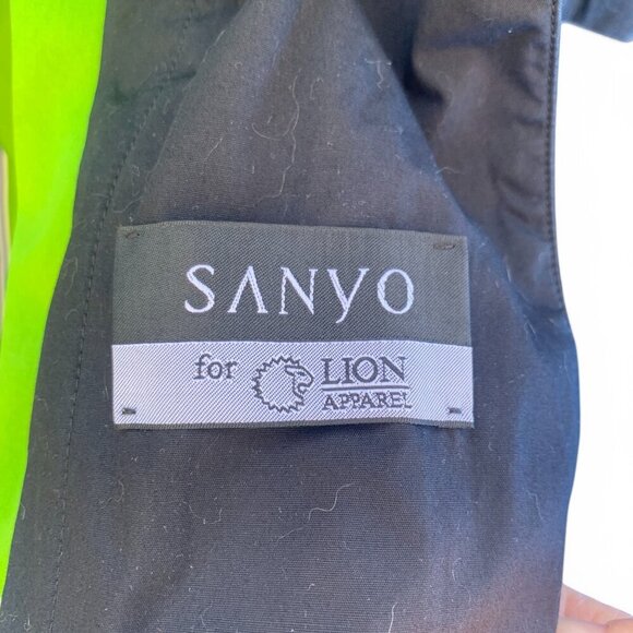 Kate Spade Song Airlines Flight Attendant Black Belted Raincoat Womens Size M - Picture 4 of 6